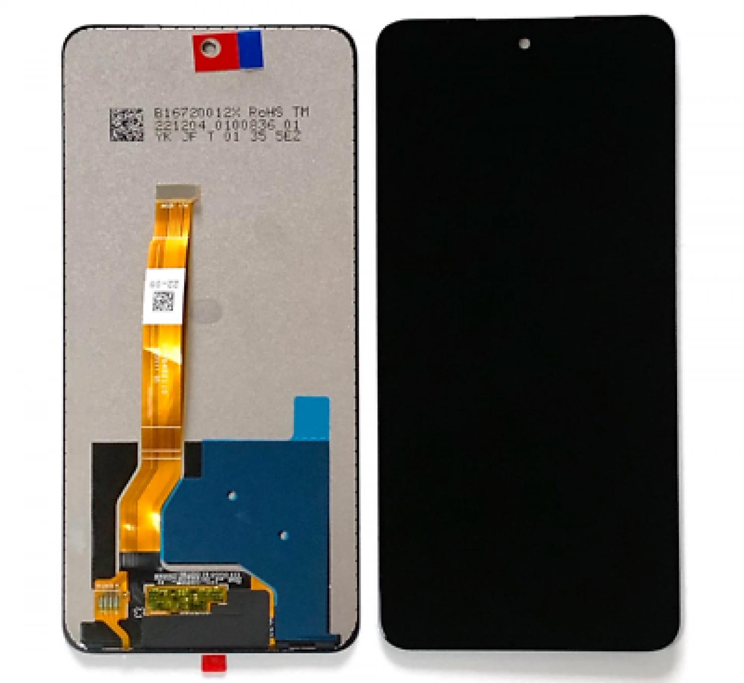 Дисплей для Realme C55 RMX3710, C67 RMX3890, Oneplus Nord CE3 Lite 5G с  тачскрином черный orig lcd 105490 купить в Минске, цена