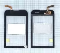 Сенсорное стекло (тачскрин) для Huawei U8230, черный