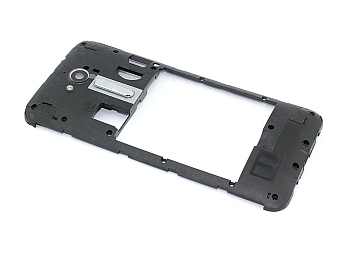 Рамка дисплея (средняя часть) для Asus ZenFone Go ZB500KG silver key
